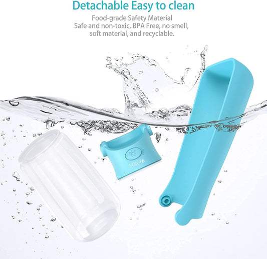 Pawly™ - Portable Dog Water Bottle – 19 oz with Bowl