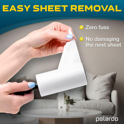 Pawly™  Lint Rollers for Pet Hair – 5 Large Sticky Rolle