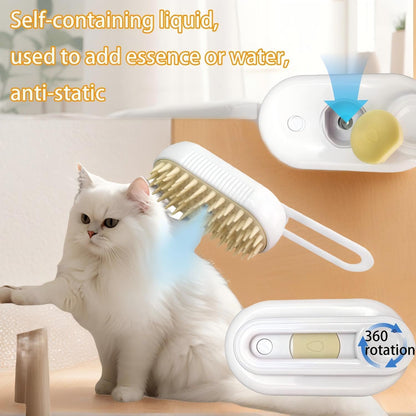 EsPawly™ Steam Grooming Brush – Easy Shedding Control