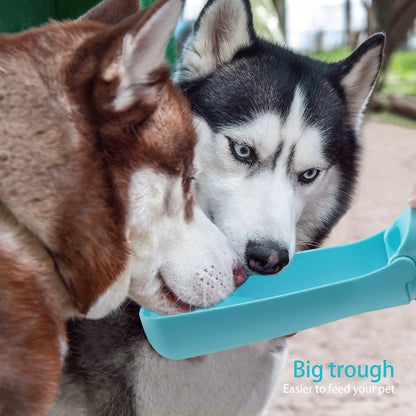 Pawly™ - Portable Dog Water Bottle – 19 oz with Bowl
