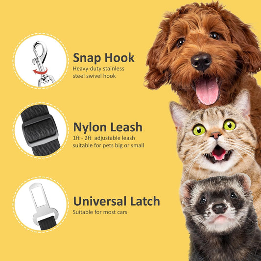 Pawly™ - Adjustable Dog Seat Belt – Universal Fit