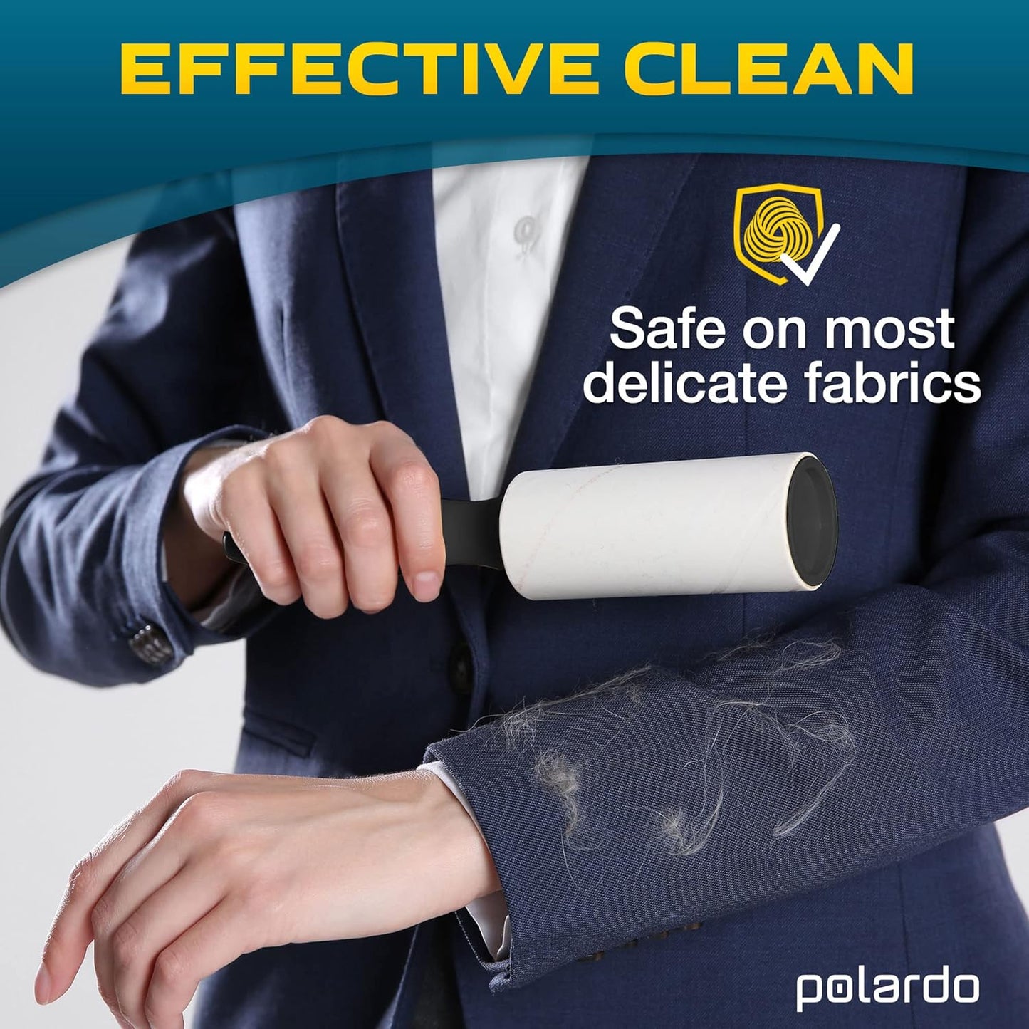 Pawly™  Lint Rollers for Pet Hair – 5 Large Sticky Rolle