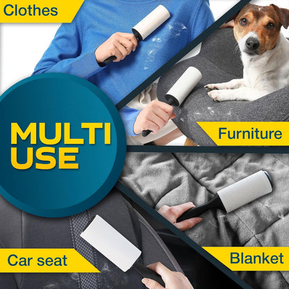 Pawly™  Lint Rollers for Pet Hair – 5 Large Sticky Rolle